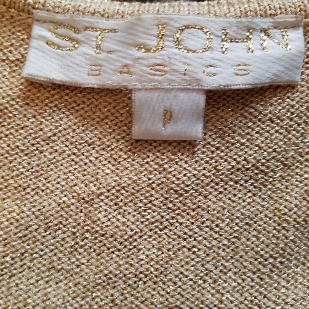 St. John Basics Santana Knit Tank Top Shell - Picture 4 of 5